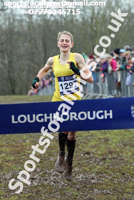 Senior womens 2018 British Inter Counties Cross Country Champs., Prestwold Hall, Loughborough. Photo: David T. Hewitson/Sports for All Pics